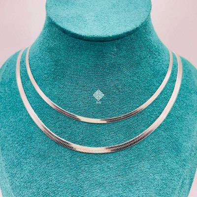 Vòng cổ nam -  titan unisex sợi mì, Vòng cổ titan lụa mỏng không phai màu không rỉ sét trangsucpt