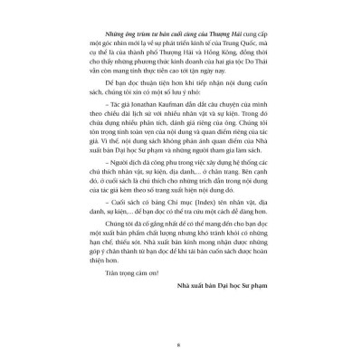 Sách - Những Ông Trùm Tư Bản Cuối Cùng Của Thượng Hải - Jonathan Kaufman - Tân Việt Books