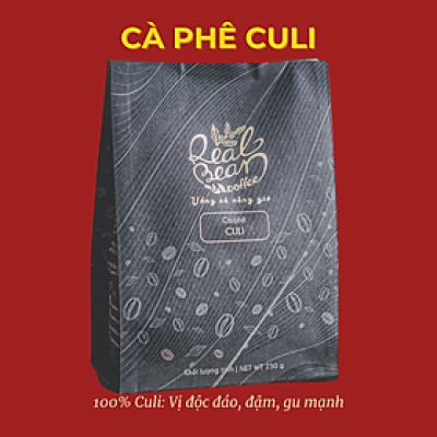 Cà Phê Culi Robusta Rang Xay Nguyên Chất 100% Real Bean Coffee (250g)