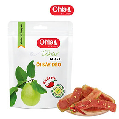 Ổi sấy dẻo muối ớt Ohla túi 100g
