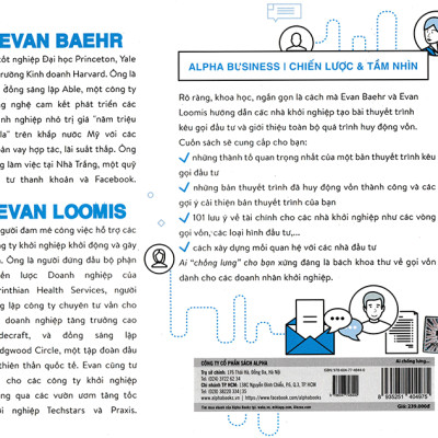 Ai “Chống Lưng” Cho Bạn - Cuốn sách này sẽ giải mã cho bạn một trong những phần đáng sợ nhất khi khởi nghiệp: gọi vốn (Quà Tặng Tickbook)