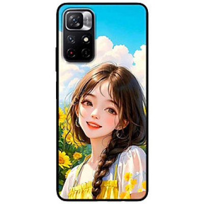 Ốp lưng Redmi Note 11 - 11s 4G - 11 5G - 11 Pro Quốc Tế - 11 Pro Xách Tay - Thiếu Nữ Hướng Dương - Hàng Chính Hãng