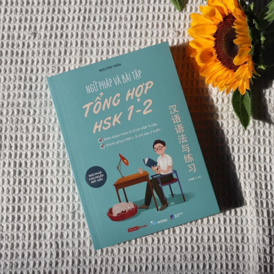 Sách - Combo 2 Cuốn: Ngữ Pháp Và Bài Tập Tổng Hợp HSK 1-2 + Tản Mạn Về Tuổi 20 - AZ Việt Nam