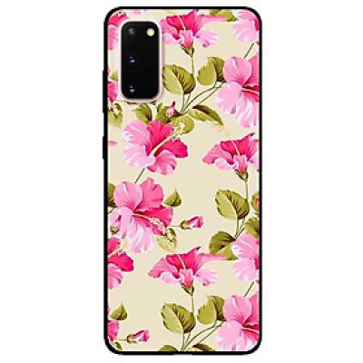 Ốp lưng dành cho Samsung S20 - S20 Plus - S20 Ultra mẫu Hoa Bụt Hồng