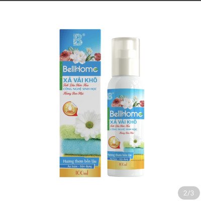 Xả Vải Khô Công Nghệ Sinh Học Bell Home Xanh Hương Ban Mai 100ml