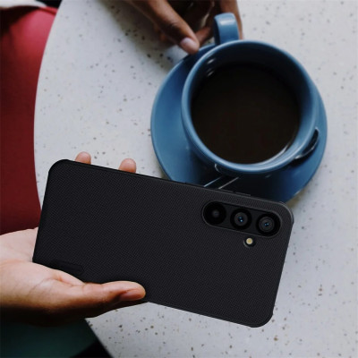 Ốp Lưng cho Samsung Galaxy S24 Fe hiệu Nillkin Super Frosted Shield Pro ốp chống sốc chống vân tay - Hàng Chính Hãng