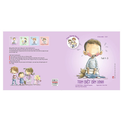 Sách - The Gang Series - Tạm Biệt Bỉm Xinh - Bé Học Kĩ Năng Tự Lập (Tuổi 1-3) - NXB Phụ Nữ