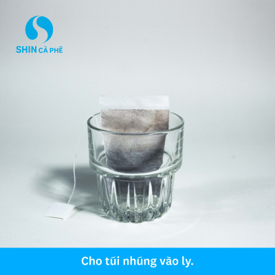 Cà phê Pleiku Robusta - SHIN Cà Phê - Túi Nhúng - Hộp 10 gói
