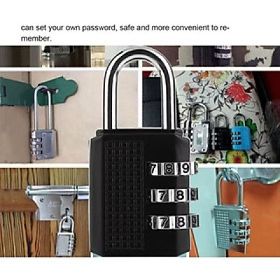 KHÓA CỬA KHÓA VALY TÚI SÁCH BẰNG MẬT KHẨU KHÓA SỐ AN TOÀN 