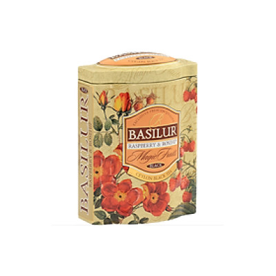 Trà đen Ceylon Basilur cao cấp vị Dâu rừng và nụ tầm xuân – 100g (Hộp thiếc)