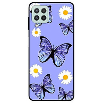 Ốp lưng dành cho Samsung A22 - Samsung S21 FE mẫu Bướm Và Hoạ Cúc