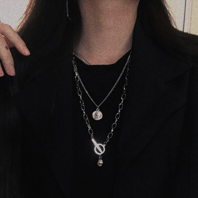 Dây chuyền vòng cổ mix đồng xu hướng thời trang mới