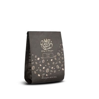 Cà Phê Culi Robusta Rang Xay Nguyên Chất 100% Real Bean Coffee (250g)