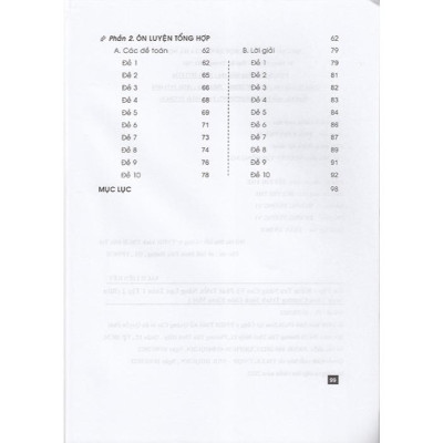 Sách - Ôn tập - kiểm tra nâng cao và phát triển năng lực Toán 1 tập 2