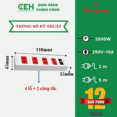Ổ CẮM ECO ĐQ ESK WR 42ECO (Màu Trắng)