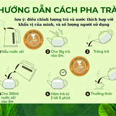 Trà Sâm Dứa hoa nhài Thượng Hạng túi 500gr Đặc Sản Đà Nẵng nổi tiếng