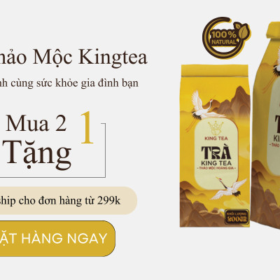 Trà Kingtea 500g - Trà Thảo Mộc Thanh Nhiệt - Mát Gan - Hỗ Trợ Điều Trị Mất Ngủ 