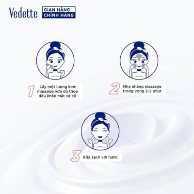 Kem massage Vedette Lavender 145ml