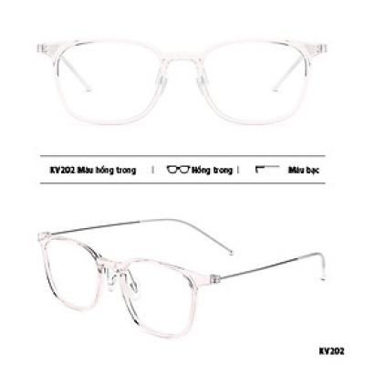 KAVI 202 - Kính Chống Ánh Sáng Xanh Gọng Tăm Chất Liệu Titanium Siêu Nhẹ