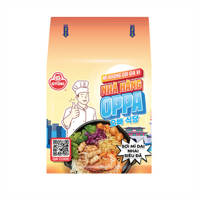 Tên sản phẩm Lốc 14 gói mì không gói gia vị nhà hàng OPPA Otoki (75gx14)