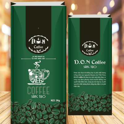 D.O.N Coffee Sáng Tạo dạng Hạt (1kg)