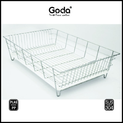 Rổ úp chén dĩa inox 304 loại đại Goda