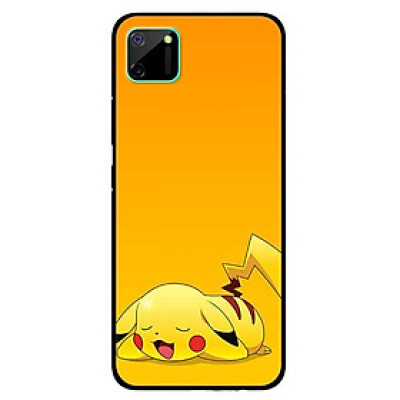 Ốp lưng dành cho Realme C11 mẫu PiKa nền vàng