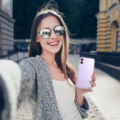 Ốp lưng chống sốc trong suốt cho iPhone 11 Pro Max (6.5 inch) hiệu Memumi Glitter siêu mỏng 1.5mm độ trong tuyệt đối, chống trầy xước, chống ố vàng, tản nhiệt tốt - hàng nhập khẩu