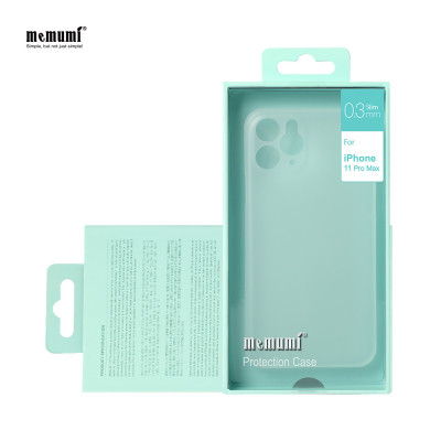 Ốp lưng chống sốc cho iPhone 11 Pro (5.8 inch) hiệu Memumi Ultra Thin độ mỏng 0.3mm , có gờ bảo vệ Camera  - Hàng nhập khẩu