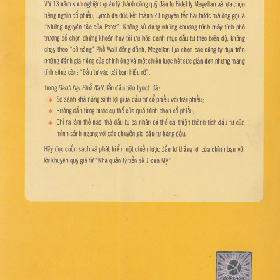 Đánh Bại Phố Wall - Cuốn Sách Hay Nhất Của Nhà Quản Lý Tiền Số 1 Nước Mỹ ( Tặng Kèm Bookmark Tuyệt Đẹp )