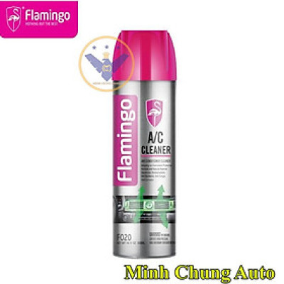 Bình xịt khử mùi và vệ sinh dàn lạnh điều hòa ô tô Flamingo Air Condition