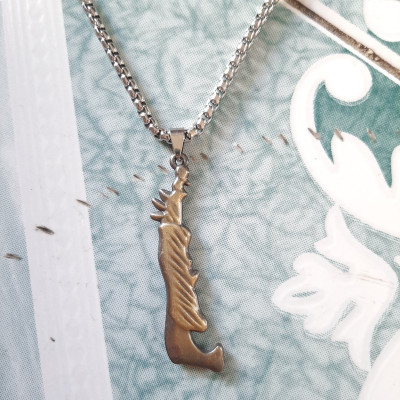 Dây chuyền nam hợp kim cực đẹp hình KIEM 