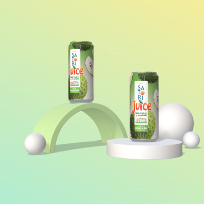 Pack nước ép trái cây Satori Juice vị ổi + mãng cầu 250ml (6lon/Pack)