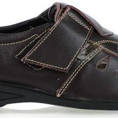 Giày rọ nam Huy Hoàng da bò màu nâu HT7785