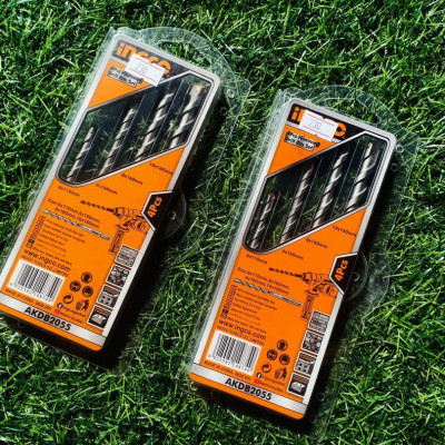 BỘ 4 MŨI KHOAN BÊ TÔNG ĐUÔI GÀI INGCO AKDB2055 - HÀNG CHÍNH HÃNG