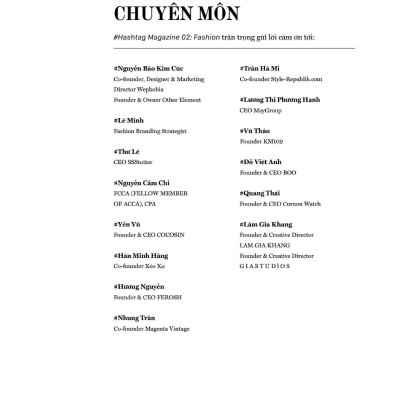 Hashtag #02: Fashion - Kinh Doanh Thời Trang Tại Thị Trường Việt Nam