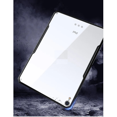 Ốp lưng dành cho iPad Pro 11 2018, Mặt lưng trong suốt, Viền TPU chống sốc - Hàng nhập khẩu 