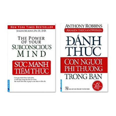 Bộ 2 Cuốn Sách Đánh Thức Con Người Phi Thường Trong Bạn Và Sức Mạnh Tiềm Thức (Tái Bản)