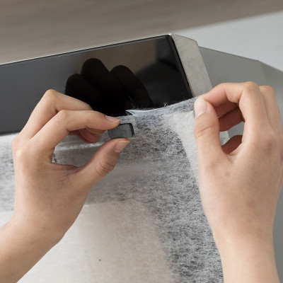 Cuộn giấy lót cho máy hút bụi nhà bếp, có nam châm, và cắt theo kích thước tùy ý, dễ dàng thay thế - PaKaSa - Hàng chính hãng