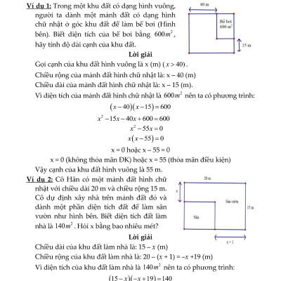 Sách - Phương Pháp Giải Các Dạng Toán Thực Tế 9
