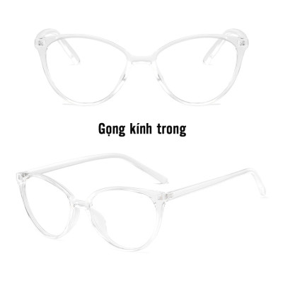 Kính chống ánh sáng xanh, chống cận dáng mắt mèo KV055