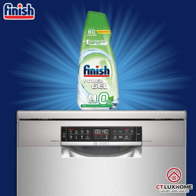 Gel rửa chén bát Finish Eco 0% PowerGel 900ml 