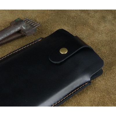 Bao Da Rút Nút Cài cho Note 10 plus, Note20 Ultra, S22 Plus.... Da Bò Hạt