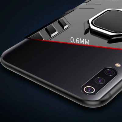 Ốp lưng dành cho Samsung Galaxy A7 2018 iron man chống sốc kèm iring - hàng nhập khẩu