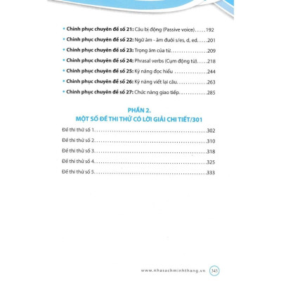 Sách - Chinh Phục Kì Thi Tiếng Anh Vào Lớp 10 - Combo 2 Tập - Chinh Phục Điểm 8+, 9+ - Minh Thắng