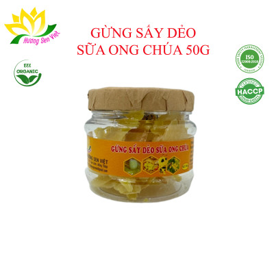 Gừng Sấy Dẻo Sữa Ong Chúa Hương Sen Việt