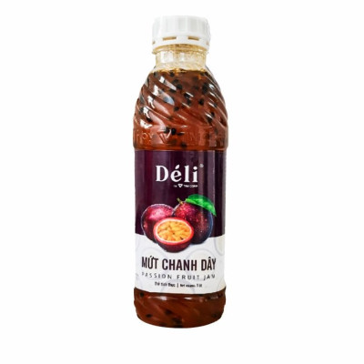 Trà Olong Déli 500gr+ Mứt chanh dây Déli 1lit+ Siro chanh dây Déli 1lit [COMBO nguyên liệu pha chế 40ly trà chanh dây] HSD: 12 tháng, chuyên dùng cho các quán