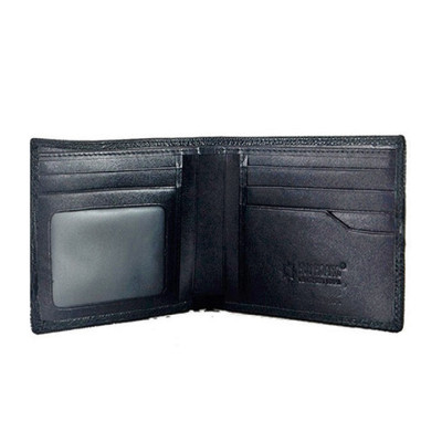 Ví nam Huy Hoàng da đà điểu da bụng màu đen, nâu đất, nâu đỏ, vàng bò HT2405-06-07-19 