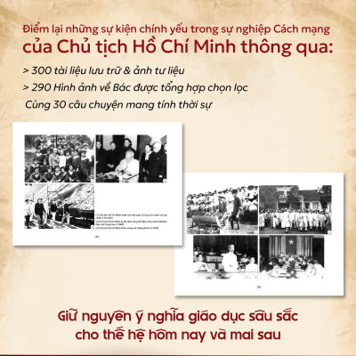 Sách Chủ Tịch Hồ Chí Minh - Hành Trình Đến Thắng Lợi, Sách Bác Hồ, Sách về Bác