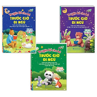 Sách - Truyện Kể Cho Bé Trước Giờ Đi Ngủ Giúp Bé Phát Triển IQ - CQ , EG - SQ , AQ - PQ - Minh Thắng